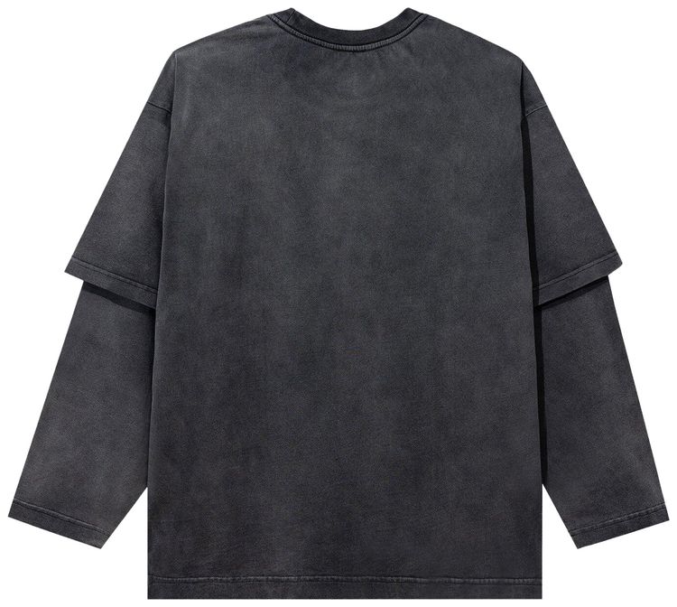 Revenge Metal Double Layer Long Sleeve Vintage Black