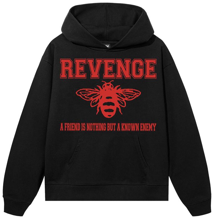 Revenge Friend Hoodie BlackRed