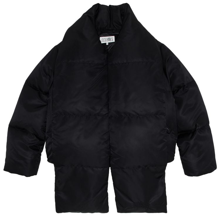 MM6 Maison Margiela Light Pleather Sports Jacket Black