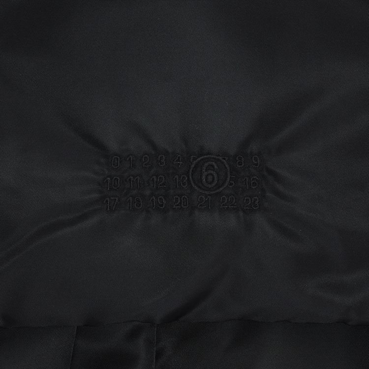 MM6 Maison Margiela Light Pleather Sports Jacket Black