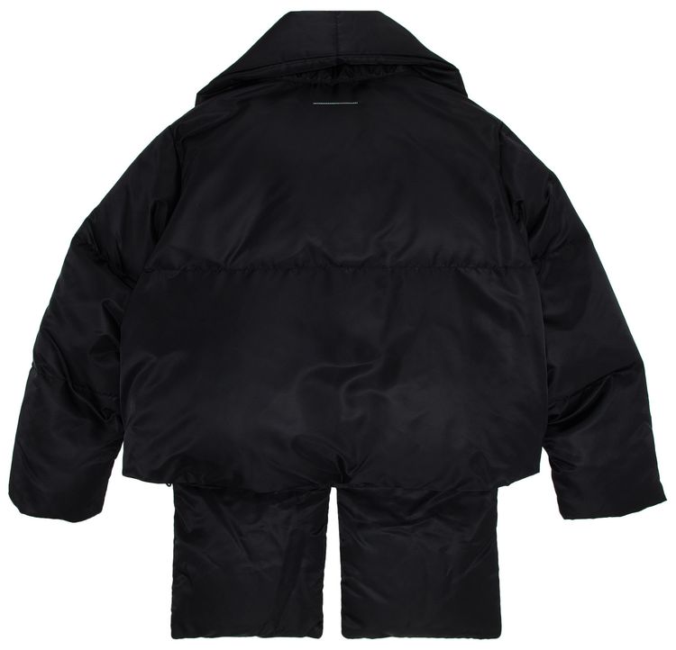MM6 Maison Margiela Light Pleather Sports Jacket Black