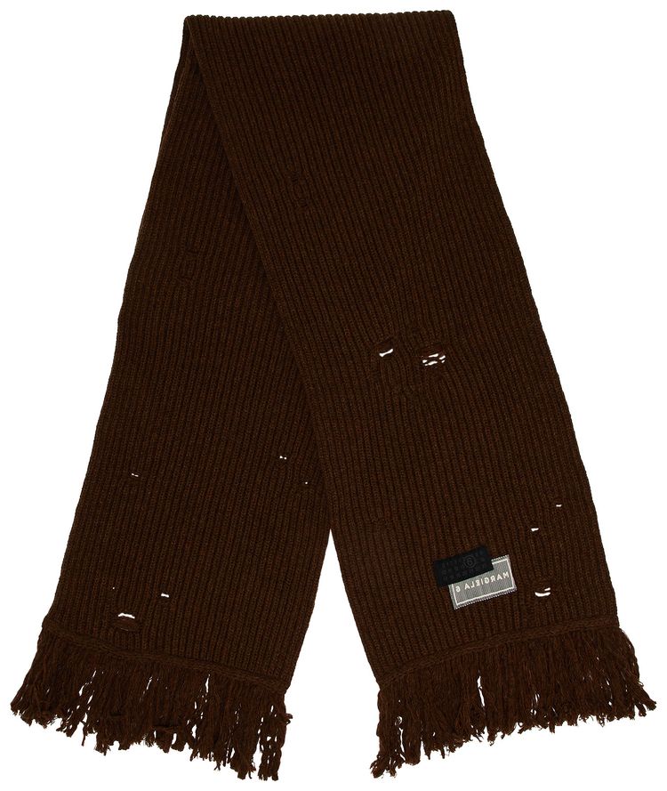 MM6 Maison Margiela Scarf Brown Melange