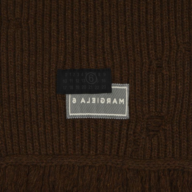 MM6 Maison Margiela Scarf Brown Melange