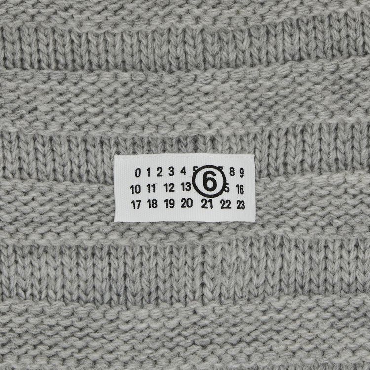 MM6 Maison Margiela Cardigan Light Grey Melange