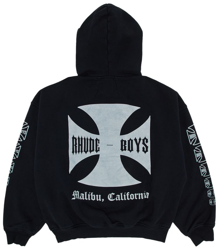 Rhude Boys Hoodie Vintage Black