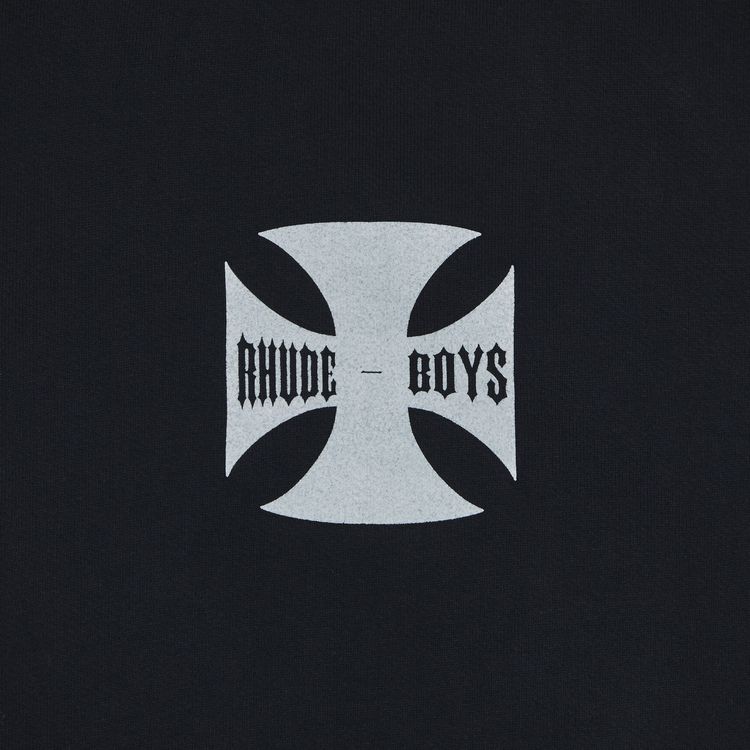 Rhude Boys Hoodie Vintage Black