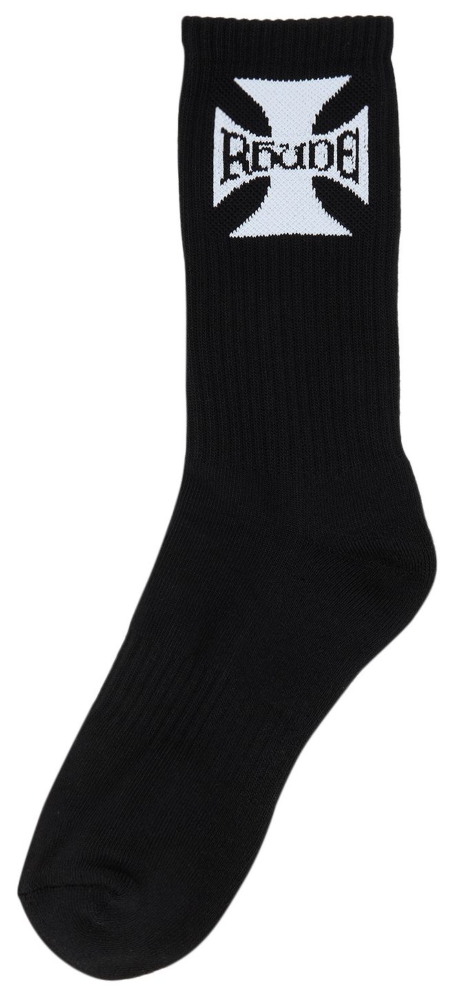 Rhude Boys Logo Sock BlackWhite