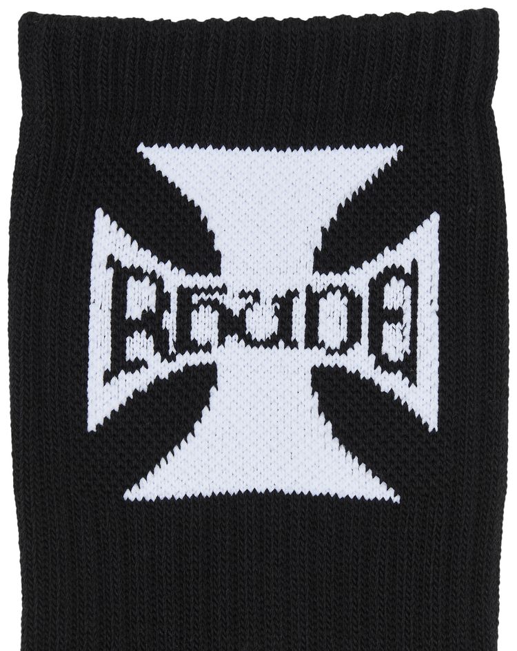 Rhude Boys Logo Sock BlackWhite