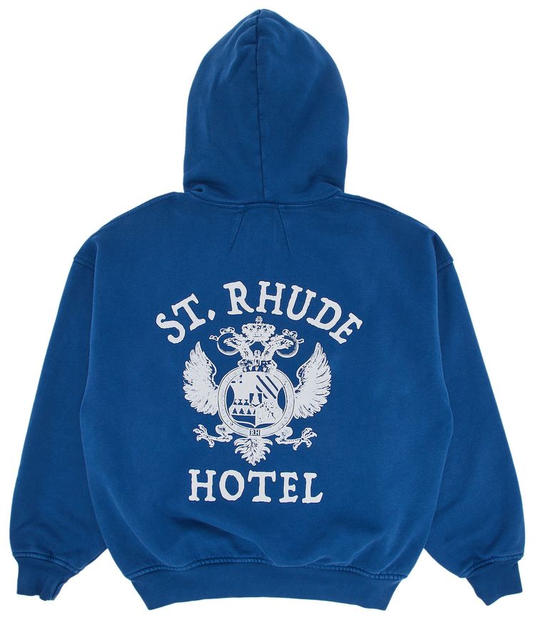 Rhude Saint Seal Hoodie Royal Blue
