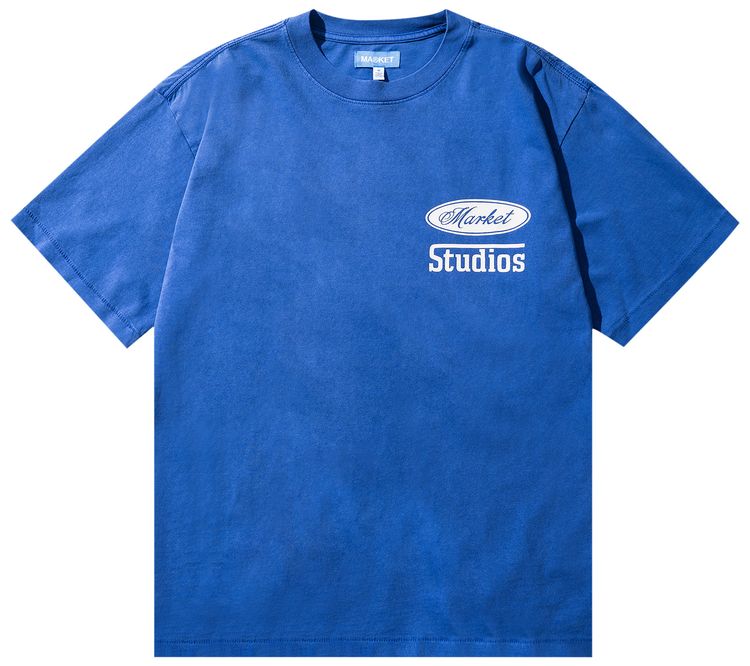 Market Stallion T Shirt Dazzling Blue