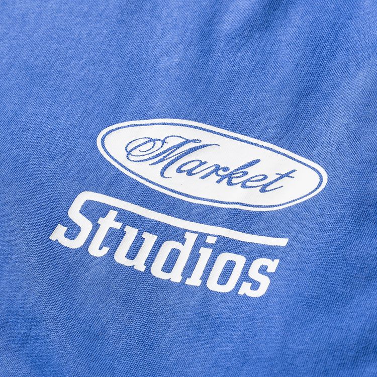 Market Stallion T Shirt Dazzling Blue