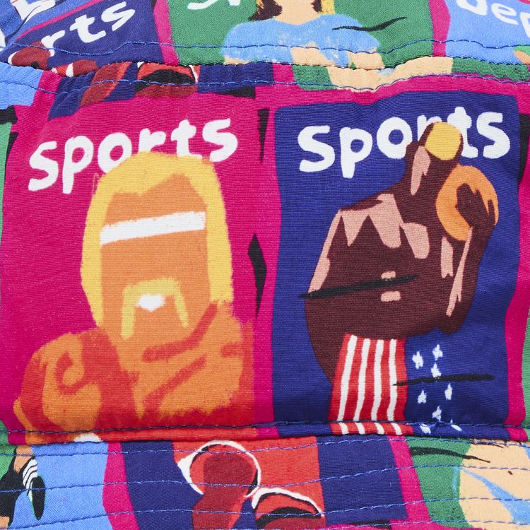 Market Illustrated Bucket Hat Multicolor