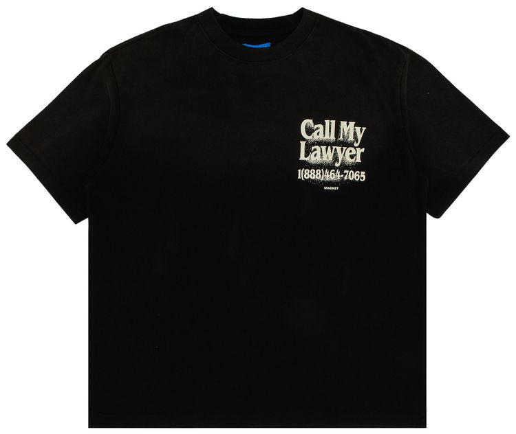 Market Call My Lawyer 3D T Shirt Pirate Black