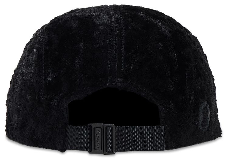 Supreme x Goodenough Crushed Rayon Pile Camp Cap Black