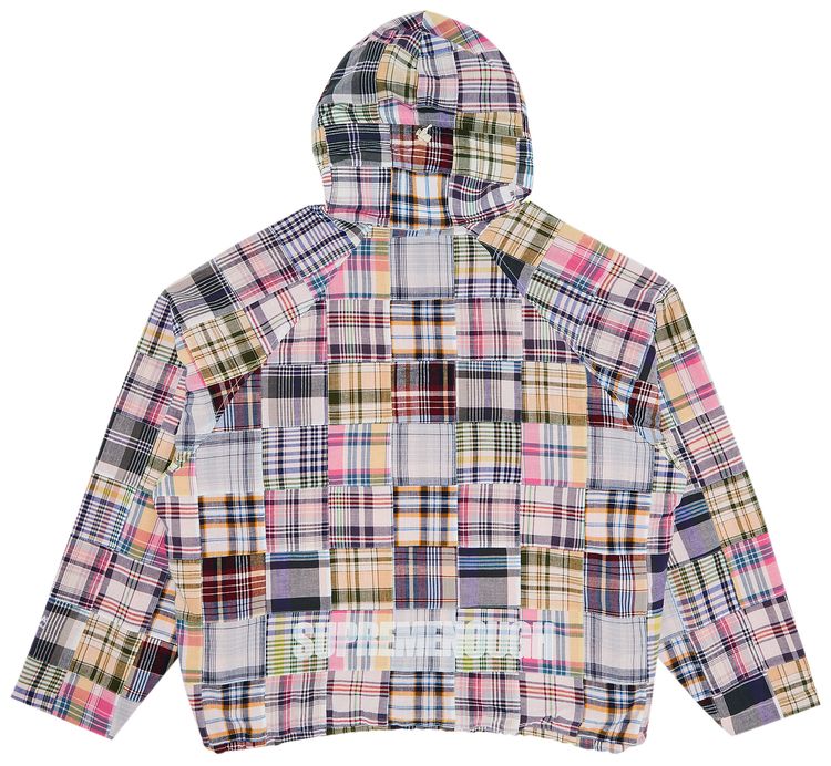 Supreme x Goodenough Patchwork Madras Hooded Jacket Multicolor