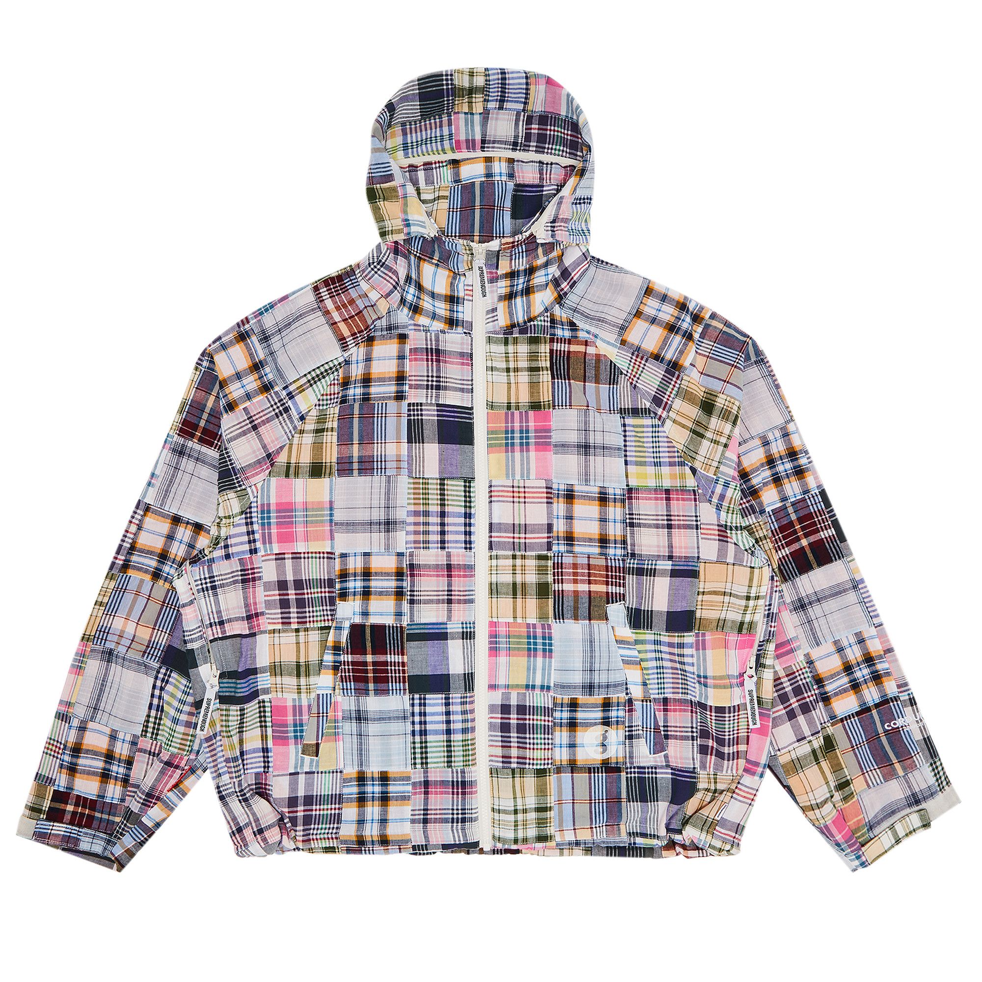 Supreme GOODENOUGH Patchwork Madras Hooded Jacket (SS25) - $368