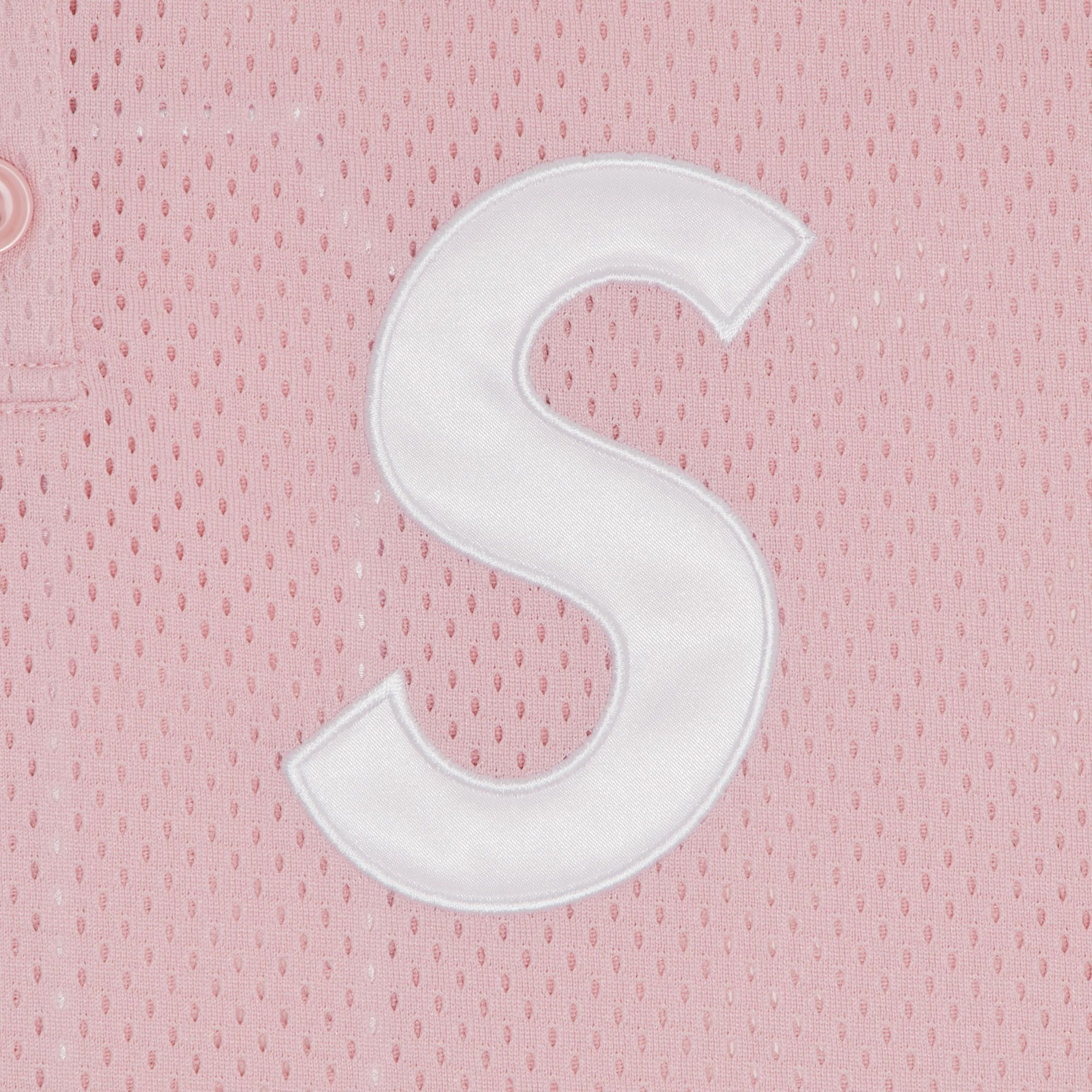 【Supreme】S Logo Baseball Henley Neck T-shirt Pink - 25SS Supreme S Logo Baseball Henley (SS25) - $118