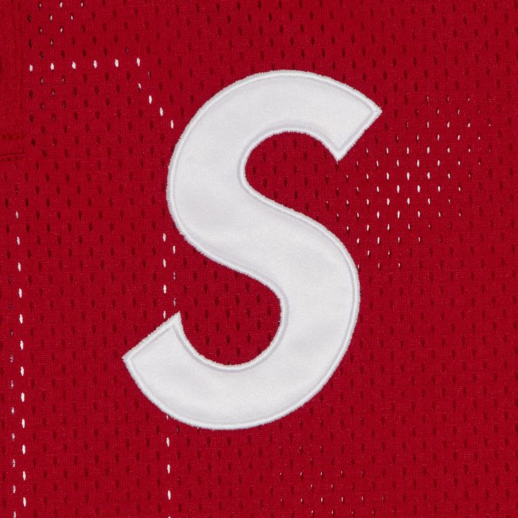 Supreme S Logo Baseball Henley Red