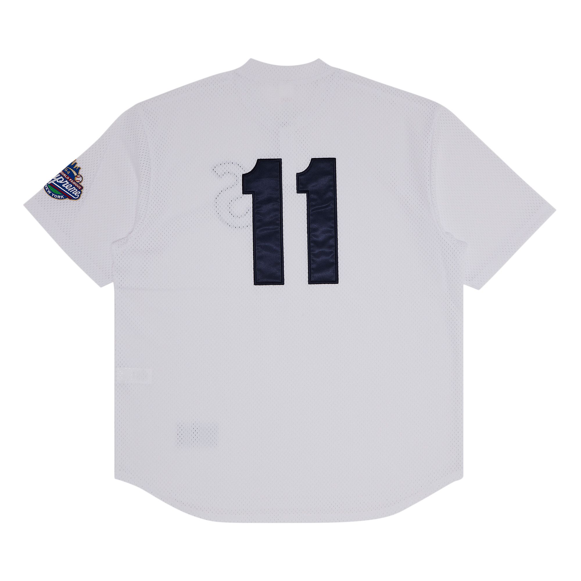 Buy Supreme S Logo Baseball Henley 'White' - SS25KN95 WHITE