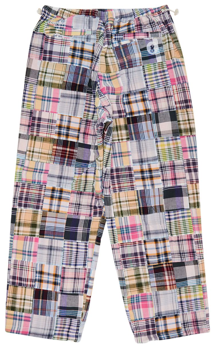 Supreme x Goodenough Patchwork Madras Full Zip Track Pant Multicolor