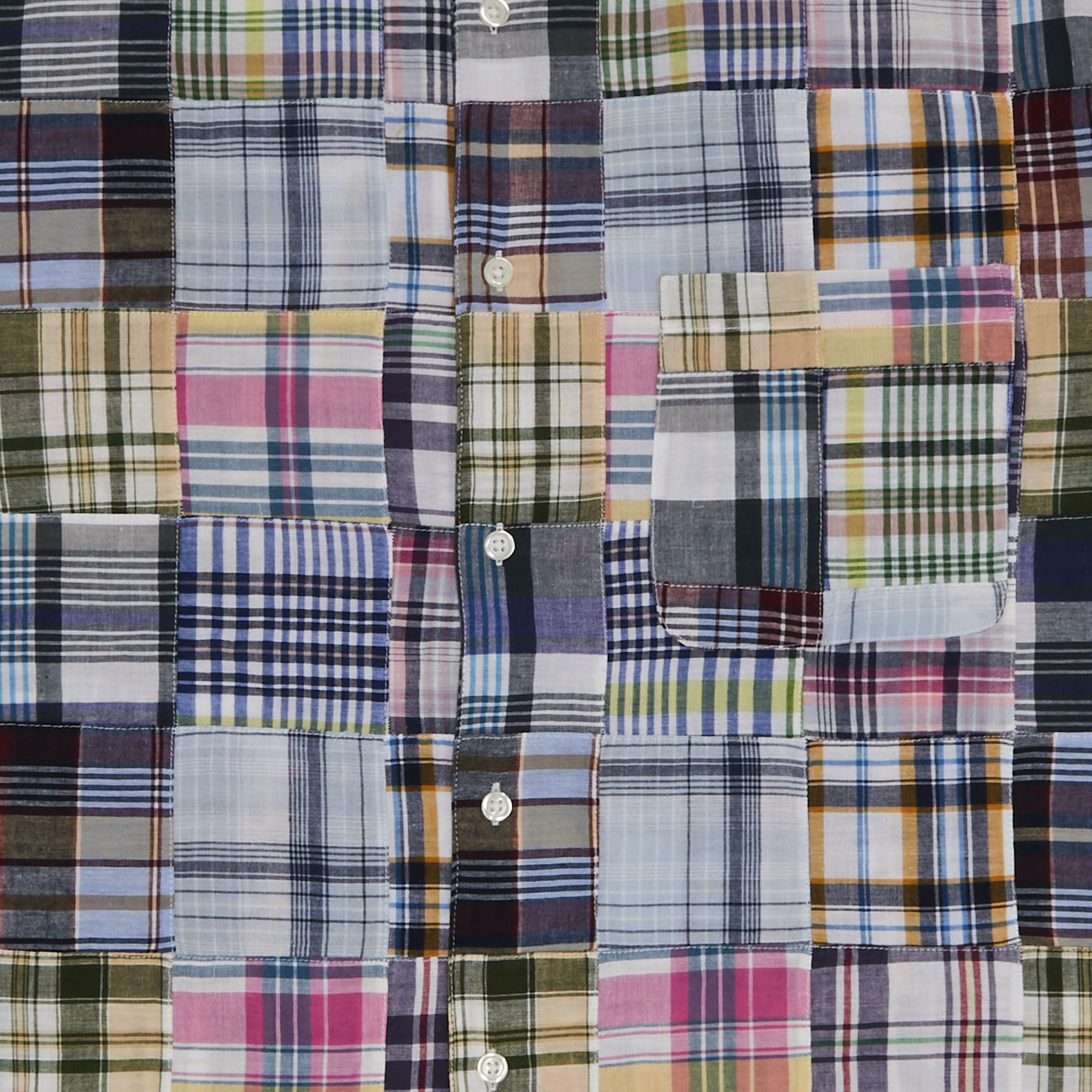 Buy Supreme x Goodenough Patchwork Madras Short-Sleeve Shirt