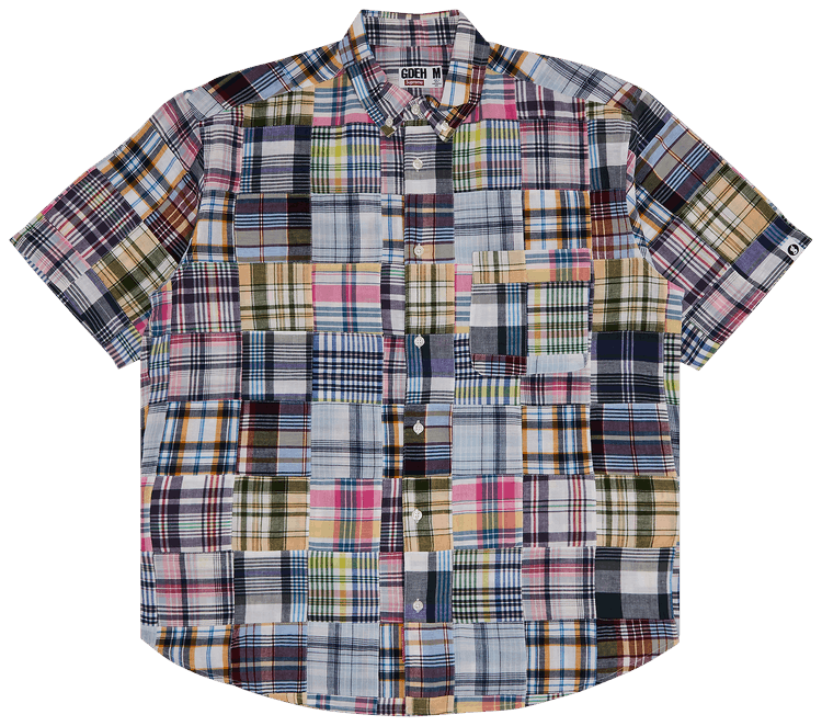 Buy Supreme x Goodenough Patchwork Madras Short-Sleeve Shirt