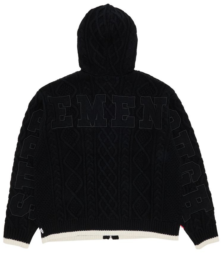 Supreme x Goodenough Zip Up Hooded Sweater Black