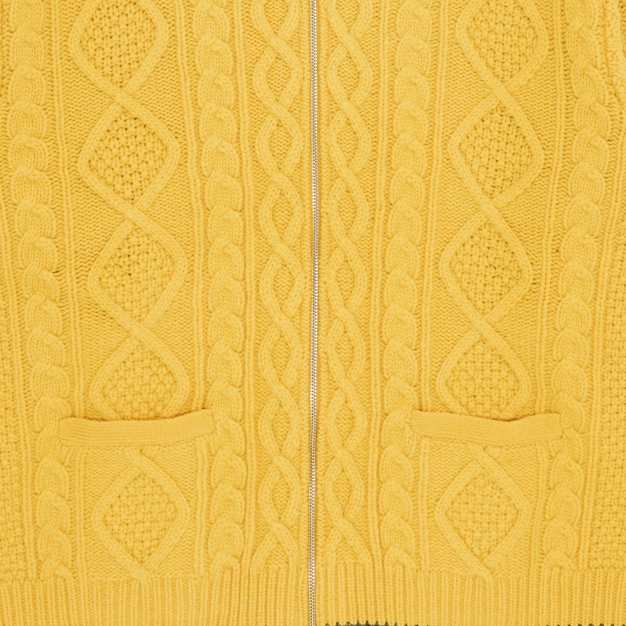 Buy Supreme x Goodenough Zip Up Hooded Sweater 'Yellow