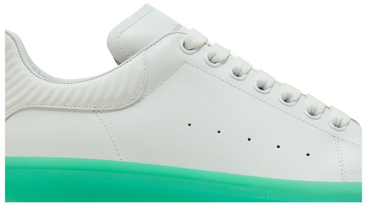 Alexander McQueen Oversized Sneaker White Aqua Sole