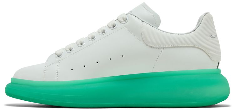 Alexander McQueen Oversized Sneaker White Aqua Sole
