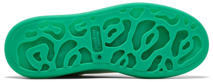 Alexander McQueen Oversized Sneaker White Aqua Sole