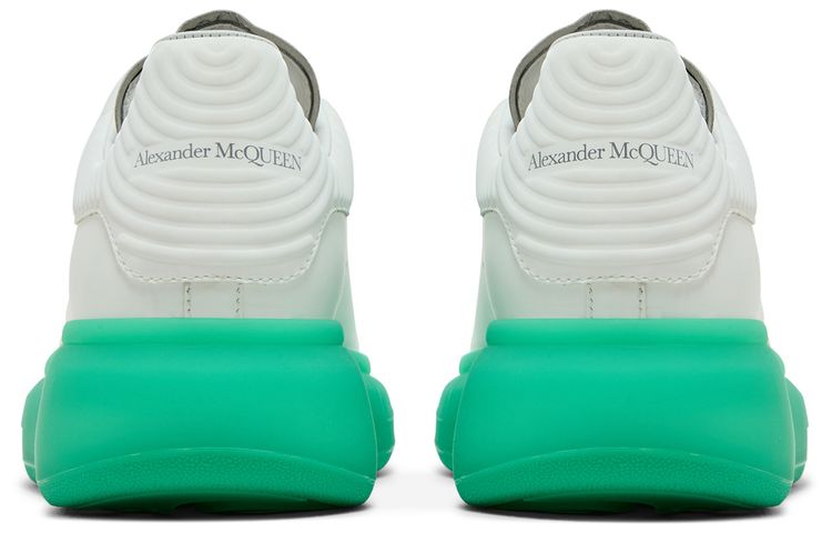 Alexander McQueen Oversized Sneaker White Aqua Sole