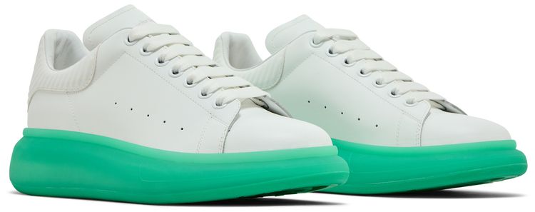 Alexander McQueen Oversized Sneaker White Aqua Sole