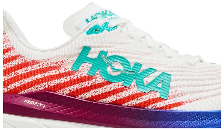 HOKA Mach 5 White Flame