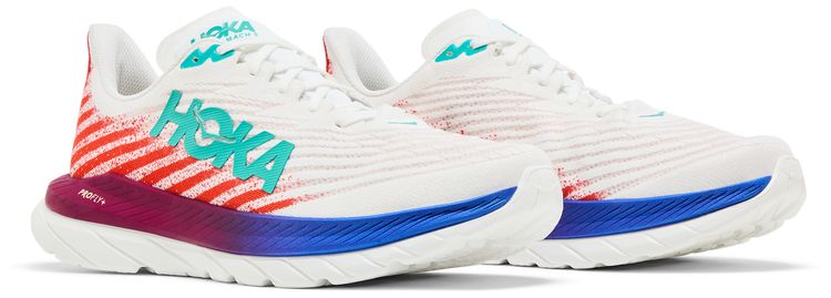 HOKA Mach 5 White Flame