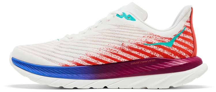 HOKA Mach 5 White Flame