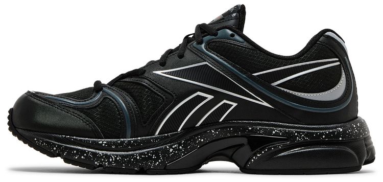Reebok Premier Road Plus 6 Black Silver Metallic