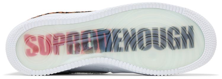 Supreme x GOODENOUGH x Air Force 1 Low White Cheetah Print