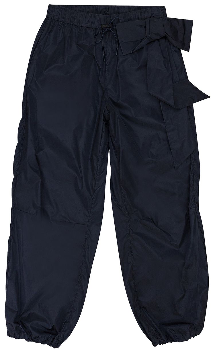 Simone Rocha Ankle Gathered Track Pants Navy