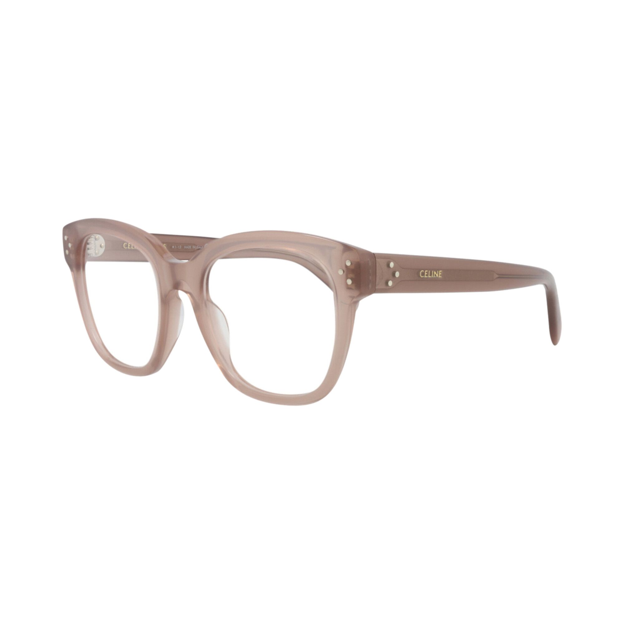メガネ Celine Glasses CL50109I 045 Transparent Brown Square Celine CL50109I 045 Glasses - US