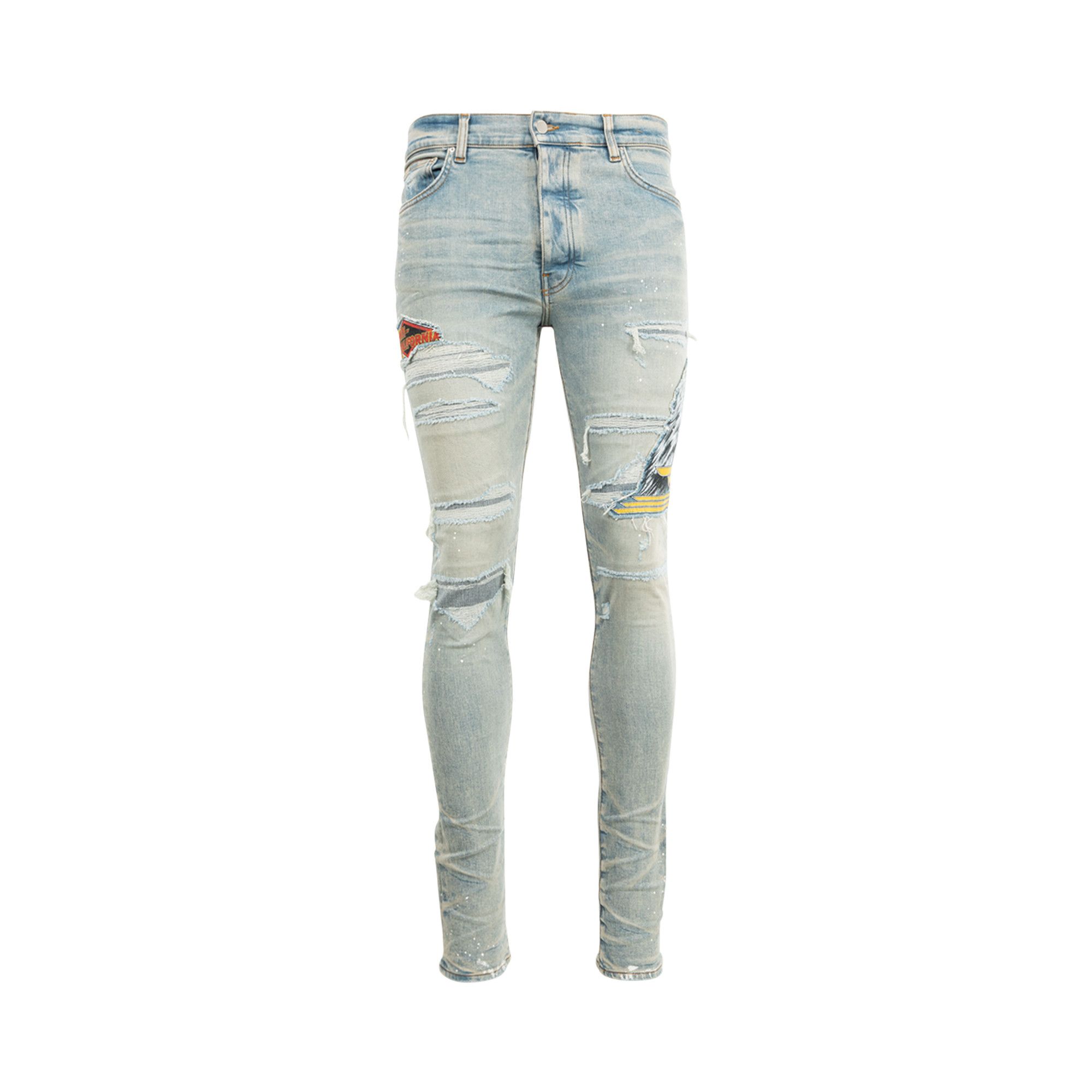 amiri白スネークジーンズ Buy Amiri Cement Thrasher Skinny Jean 'Perfect Antique Indigo