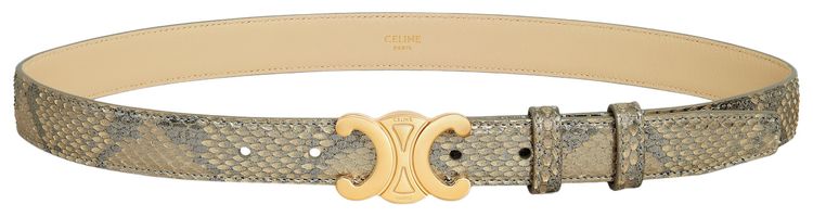 CELINE Medium Triomphe Belt Natural