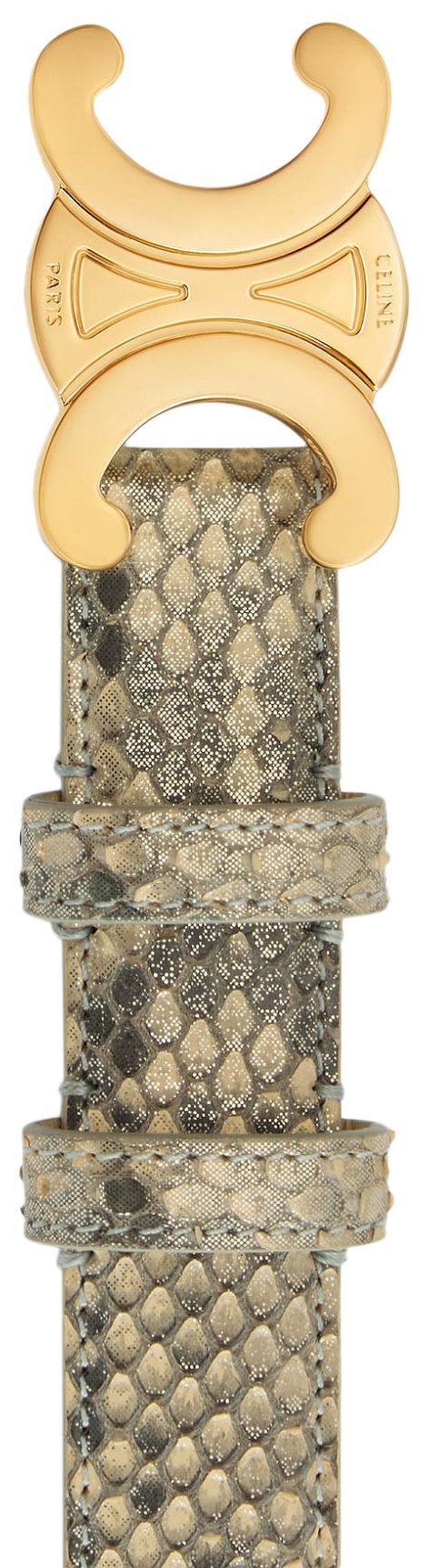 CELINE Medium Triomphe Belt Natural