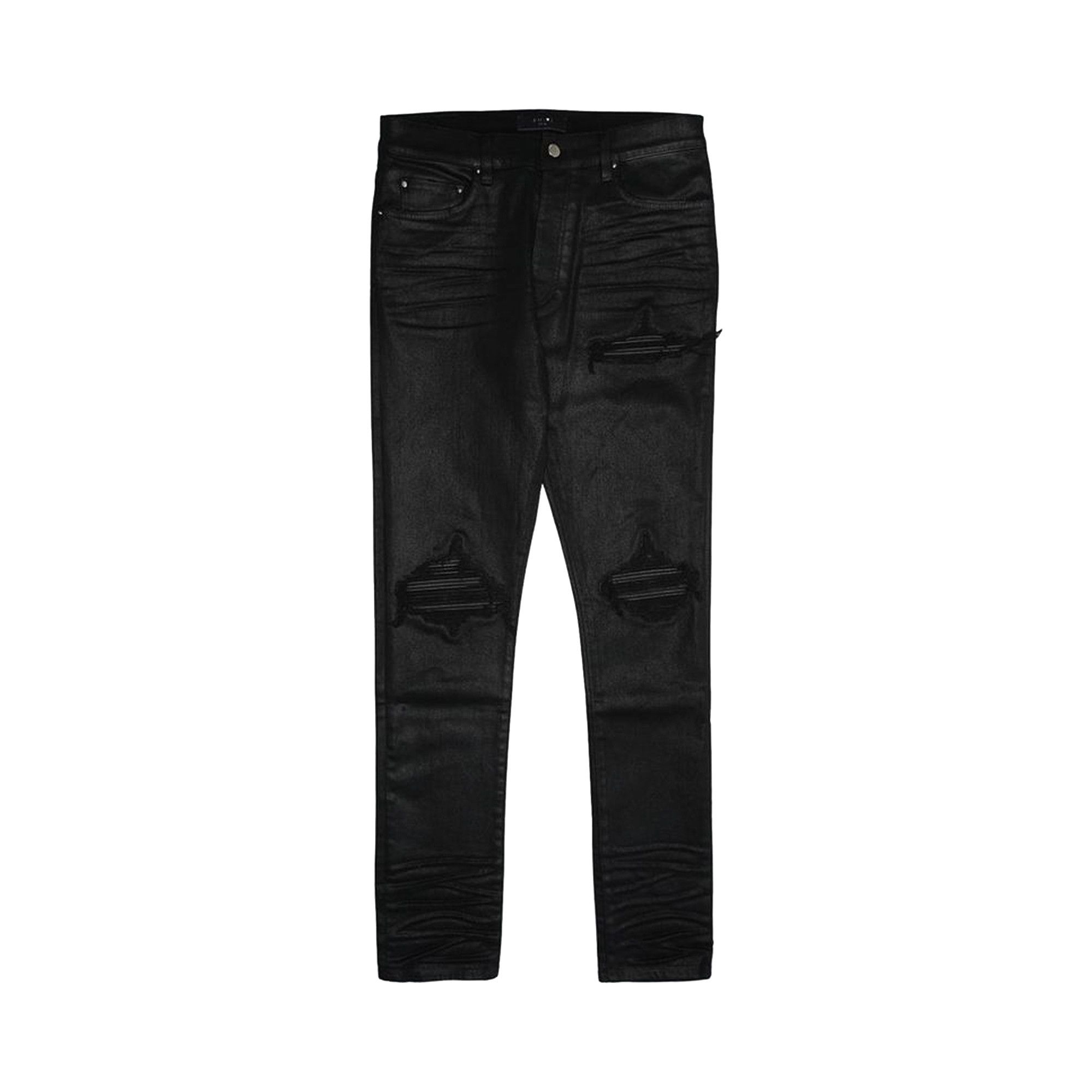 Buy Amiri Waxed MX1 Jean 'Black/Wax' - AMDNSY1113 BLAC | GOAT