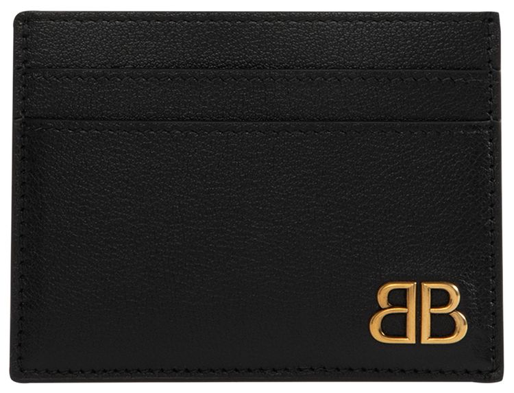 Balenciaga Monaco Card Holder Black