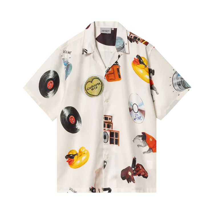 Carhartt WIP Short Sleeve Jacob Rochester Shirt Jacob Roch PrintWax