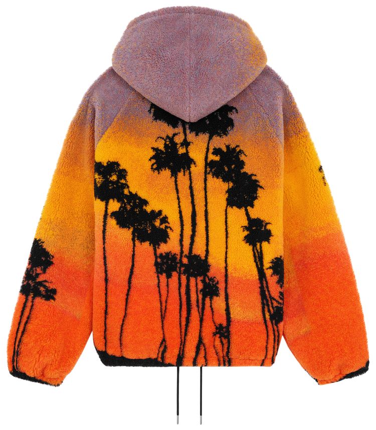 CELINE Hooded Jacket OrangeBlackBlue