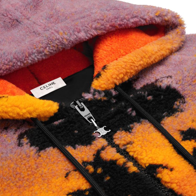 CELINE Hooded Jacket OrangeBlackBlue