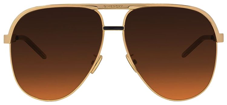 Givenchy Aviator Sunglasses GoldAmber