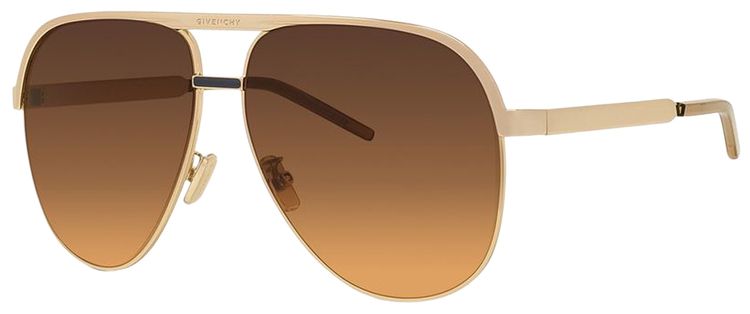 Givenchy Aviator Sunglasses GoldAmber